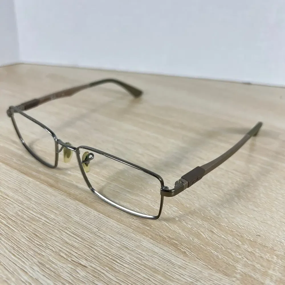 Ray-Ban RB6275 2762 Eyeglasses Gunmetal Light Brown Green 52-17-145